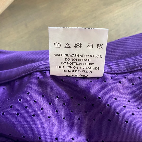 Zyia Active Women's Long Sleeve Purple Chill Tee Size  Medium - Picture 11 of 11